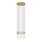 Z-Lite Beau Chandelier, 7-Light, 18 In.W x 12.75 In.H, Rubbed Brass/Clear 740P-7R-RB - alternate 3